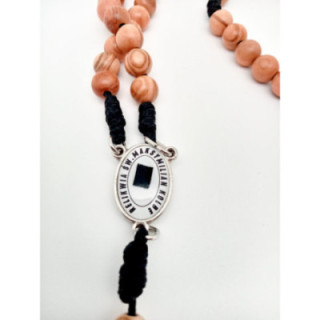 Różaniec ze Św. Maksymilianem z drzewa oliwnego