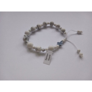 Różaniec bransoletka na rękę damski howlit