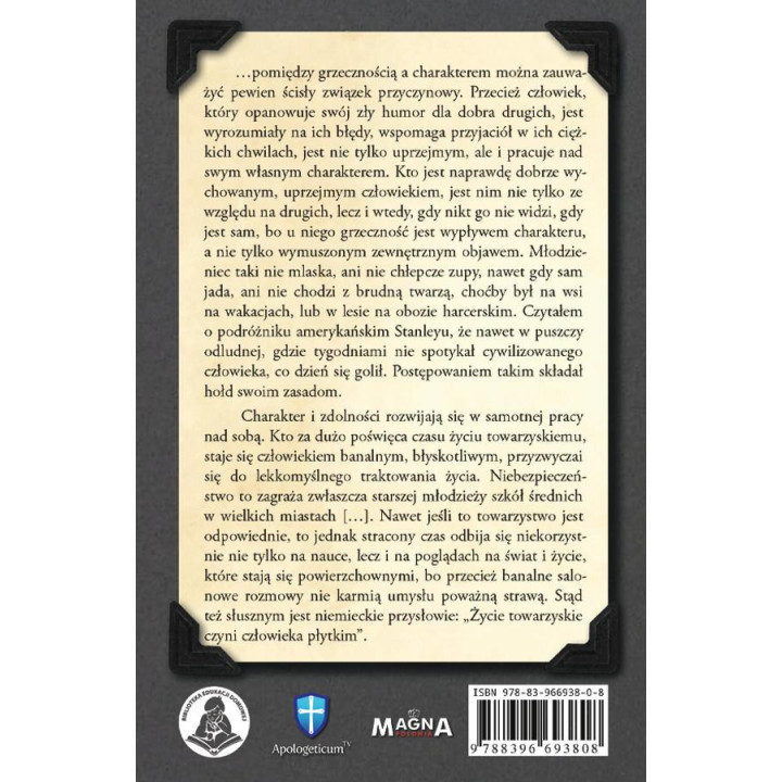 Młodzieniec dobrze wychowany, bp T. Tóth